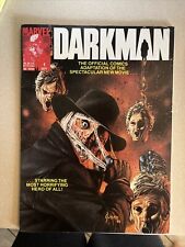 RARE Marvel Darkman #1 September, 1990 Official Movie Adaptation Comic Magazine picture
