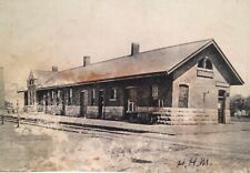 Vintage 1911-1915  Railroad Depot, School, Welcome To Tracy MN 3 RPPC Postcards picture