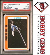 U-WING PSA 9 2023 Topps Star Wars Throwback Thursday TBT Silver #57 5/5 picture