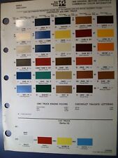 1980 Chevy GMC pickup LUV truck PPG Ditzler paint chips set picture