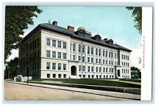 c1905s High School, Manchester New Hampshire NH Antique Unposted Postcard picture