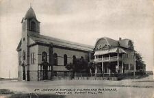 St. Joseph's Catholic Church & Parsonage Summit Hill Pennsylvania 1916 Postcard picture