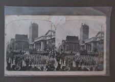 Vintage Stereoview Pupils School Brooklyn NY Decoration Day Parade picture