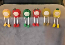 Anthropomorphic Shelf Sitter Fruit Figures 6 Dolls picture