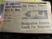 1963 AIR FORCE TIMES NEWSPAPER PIASECKI YH-16 HELICOPTER FRONT PAGE - BBA42 picture