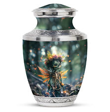 Autumn Fairy's Last Dance Large Urns For Ashes For Dad Size 10 Inch picture