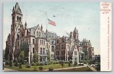 College Hall University of Pennsylvania Antique 1906 Postcard picture