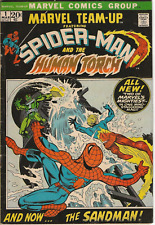 MARVEL TEAM-UP #1 SPIDER-MAN AND HUMAN TORCH VS. SANDMAN Very Good + Cond. 1971 picture