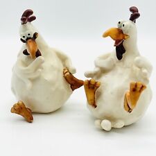 Ganz chicken Set Home Decoration Statues Farm Birds Country Kitchen 5” picture