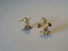 TWO VINTAGE 1950'S MINIATURE HAGEN RENAKER CHICKS WITH WINGS OUT picture