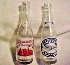 Saegertown Aristocrat - Manhattan Beverages Vintage 7 oz Soda Bottles (2) picture