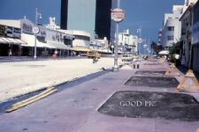 #WE4- z Vintage 35mm Slide Photo- Street Scene- Miami Beach Florida- 1960 picture