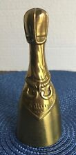  Antique Brass Hand Bell - Sillery Grand Cru Champagne Advertising Bell  Ca.1880 picture