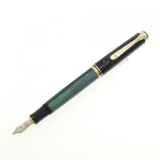 Pelikan Souveran M600  green stripe Fountain Pen F Nib picture
