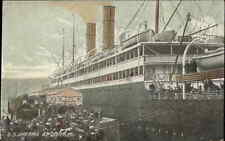 Dover England UK S.S. Amerika Stemer Steamship c1910 Vintage Postcard picture