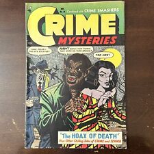 Crime Mysteries #10 (1953) - Werewolf and Vampire Cover - Nice presenting copy picture