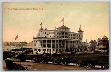 Ashbury Park New Jersey~New Plaza Hotel~Vintage Postcard picture