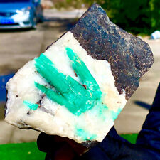 2.41LB Natural Rare Emerald Gem CrystalMineral Specimen/China picture