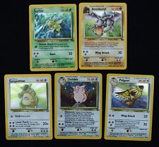 Pokemon crd MIX - 5 holo 8 rare. Base1/fossil/jungle 99' -  41 crds tot+FREE PnP picture