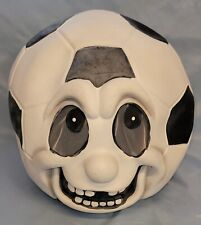 Vintage 1990's Easter Unlimited Halloween Mask Soccer Ball Full Head Madballs  picture