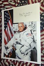 ASTRONAUT BRUCE McCANDLESS  SIGNED 3X5 INDEX CARD & NASA PHOTOGRAPH LIFETIME COA picture