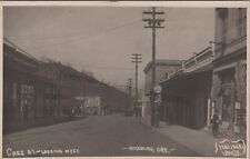Roseburg, OR: RPPC Cass Street Scene - Vtg Oregon Real Photo Tercinski Postcard picture