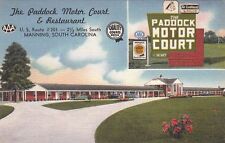  Postcard Paddock Motor Court & Restaurant Manning SC picture