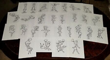 THE JETSONS 62-PAGE ART SET 8.5x11 EACH GEORGE JANE JUDY ELROY ROSEY ASTRO picture