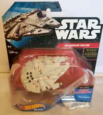 Hot Wheels Millennium Falcon Die Cast Star Wars The Force Awakens Disney Mattel  picture