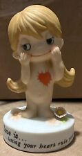 Love Is... letting your heart rule your head. Vintage Figurine Kim Casali 1972 picture