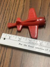 Airplane Siren Whistle Old Vintage Plastic Body Metal Propellor Antique Toy picture