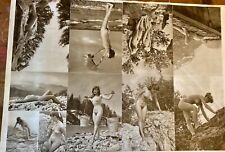 Vintage Nudist camp art paper 