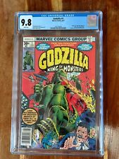 Godzilla King of The Monsters #1 Marvel 1977 White Pages CGC 9.8 picture
