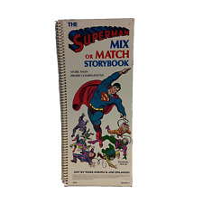 Vintage Superman Mix And Match Story Book 1979 Random House Brainiac Lex Luthor picture