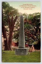c1908 Uncas Monument Mohegan Indians Memorial Norwich Connecticut CT Postcard picture