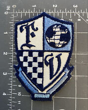 Vintage FV Patch Crest Badge Shield Academy High School FVHS FVA F.V. Athletics picture
