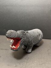 Beaded Hippo Animal Figurine Hippopotamus 3