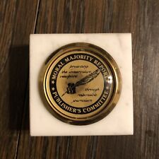 Rare Moral Majority Report Publisher's Committee Marble Paperweight picture