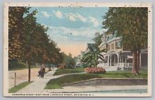 Bridgeton New Jersey~Houses On Commerce Street West From Lawrence~Vintage PC picture