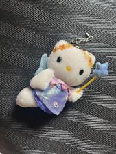Sanrio Hello Kitty Keychain Mascot Plush Angel Fairy Rare Retro Vintage picture