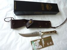 Puma 11-6393, 09RC Skinner Stag Fixed Blade Knife W/Sheath Hand Made in Germany  picture
