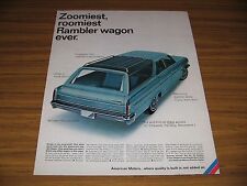 1965 Print Ad The 1966 Rambler Classic 770 Cross Country Station Wagon picture