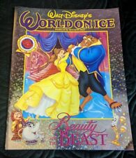 Vintage Disney World on Ice Beauty and the Beast 93 Souvenir Program Promo Book picture