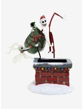 RARE Pre Loved The Nightmare Before Christmas Santa Jack & Skeleton Reindeer PVC picture