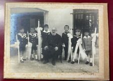 PHOTO JOSEPH  1920s . ARMENIAN  Spiritual Priest & Childs school PHOTO Istanbul picture