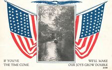 Vintage Postcard 1917 If You Have The Time Come We'll Make Joy's Grow Double picture