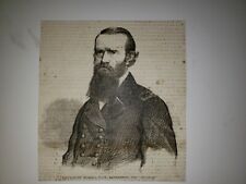 Lieutenant John Lorimer Worden 1862 Civil War Sketch Print picture
