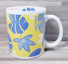 2014 Hilo Hattie The Store of Hawaii 10 oz. Coffee Mug Cup White Yellow Blue picture