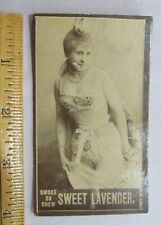 Smoke Or Chew SWEET LAVENDER Tobacco 1800's Actress Beauty Card picture