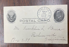 1904 Postcard Postmarked Charlotte Court House Virginia picture